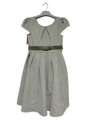 Monsoon Aaliyah silver prom dress Age 11 Years rrp £55 DH011 EE 10 - Image 1 of 4