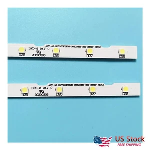 2pcs led back light HG43EJ690U HG43NJ670U HG43NJ690U LH43QBNEBG UA43RU7400 /402 - Picture 1 of 4