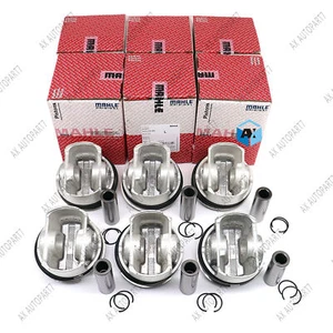 6x Pistons & Rings Set MAHLE Φ84.76mm +0.25 For AUDI S4 S5 A6 A7 A8  Q7 3.0 TFSI - Picture 1 of 5