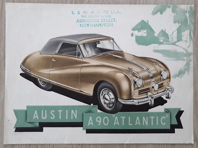 Austin A90 Atlantic Convertible Brochure c.1948 - 2.6 Sports - Image 1 of 3