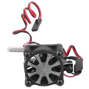 (Black)RC Model Car Motor Cooling Fan Heatsink With Thermal Sensor For 540 MU - Picture 1 of 16
