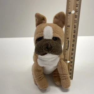 TY Beanie Baby 2.0 Cargo The Bull Dog Stuffed Animal Mini Toy Bean Bag Brown 6" - Picture 1 of 11