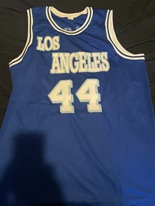 Jerry West Autographed/Signed Jersey PSA/DNA Sticker Los Angeles Lakers LA HOF - Picture 1 of 3