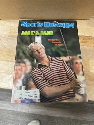 Sports Illustrated June 23, 1980 'Jack's Back' Jack Nicklaus U.S.Open. Box 293 - Image 1 of 4