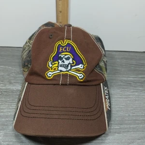 Cappello mimetico East Carolina University ECU Pirates strapback berretto marrone - Foto 1 di 7
