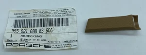 Right cover beige seat adjustment 955521888036C6 Porsche Cayenne 955 NOS #2763 - Picture 1 of 3