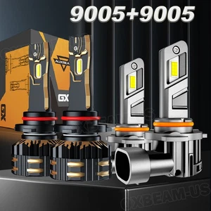 For Toyota RAV4 2013 2014 2015 AUXBEAM 9005 HB3 LED Headlight Canbus High Low 4X - Picture 1 of 12