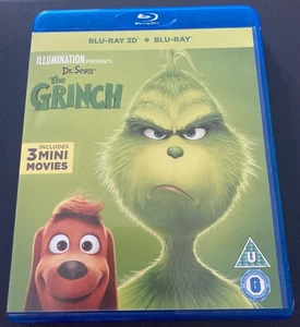 THE GRINCH DR SEUSS (BLU-RAY 3D & BLU-RAY) 2019 INCLUDES 3 MINI MOVIES KIDS - Picture 1 of 5