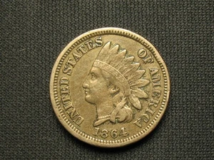 🔥OLD COIN SALE- VF+ 1864 INDIAN HEAD CENT PENNY COLLECTIBLE U.S. PENNY🔥LOT 78* - Picture 1 of 2