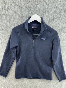 Patagonia Dark Blue 1/4 Zip Pullover Women's Size S POE - Picture 1 of 10