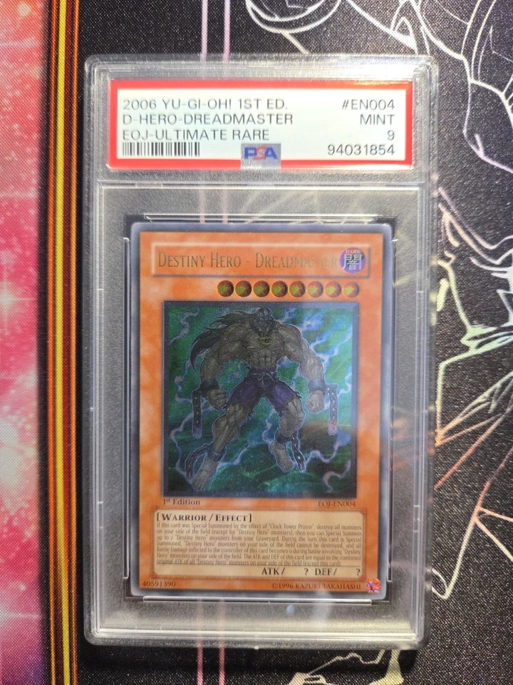 Yu-Gi-Oh! Destiny Hero - Dreadmaster EOJ-EN004 Ultimate 1st Edition PSA 9 - Image 1 of 4