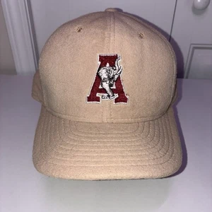 AJD University of Alabama hellbraune Woll-Baseballmütze mit Riemen hinten gesticktes Logo Größe L - Bild 1 von 4