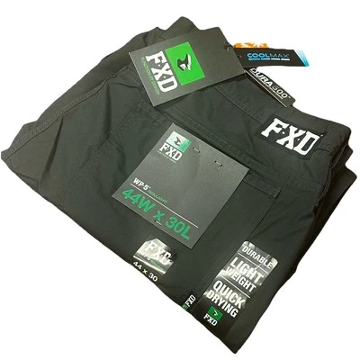 Pantalones de trabajo FXD WP 5 ajuste regular para hombre talla 44x30 Dura500 grafito Cool Max nuevos con etiquetas Foto 1 de 4