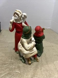 Vintage 6" groß Enesco 1987 3 Wiseman Figur Reise nach Bethlehem UNIKAT Urlaub - Bild 1 von 13