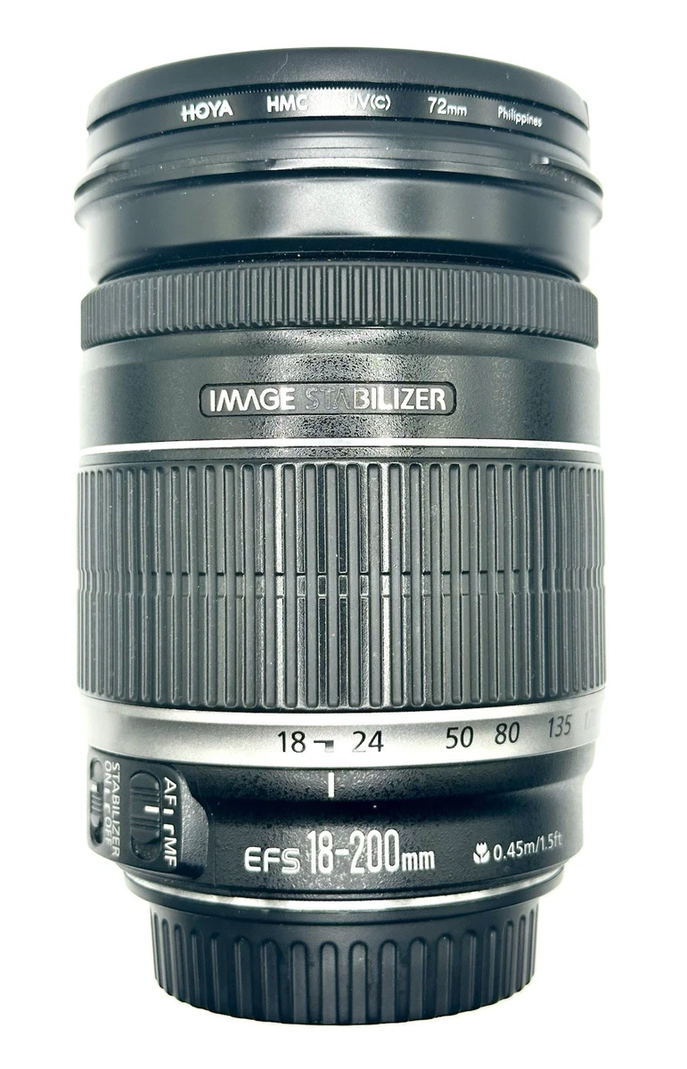 Canon EF-S f/3.5-5.6 18-200mm Camera Lenses for sale | eBay