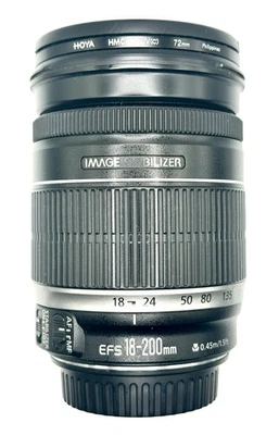 Canon EF-S 18-200mm F/3.5-5.6 EF-S IS Zoom Lens - Excellent Condition - Image 1 of 4