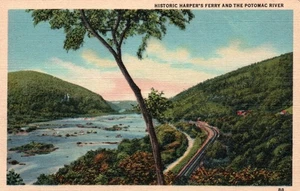 Postal de colección: Harper's Ferry y el río Potomac en EE. UU. 340 - sin publicar - Imagen 1 de 2
