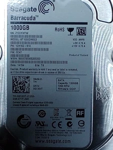 Seagate Barracuda ST1000DM003 Desktop Hard Drive - 1 TB - Picture 1 of 1
