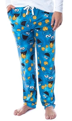Pantalones de pijama Sesame Street para hombre Cookie Monster tie dye adulto dormir salón Foto 1 de 4