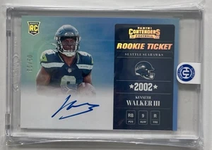 2022 Playoff Contenders 2002 Rookie Ticket RPS Kenneth Walker III #02RT-KWA /22 - Picture 1 of 2