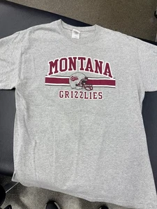 Montana Grizzlies Erwachsene M Retro Football Helm Shirt leicht gebraucht - Bild 1 von 2