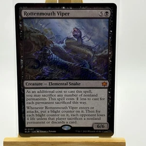 MTG-Rottenmouth Viper-M0107-Bloomburrow (BLB)-ENG-Creature-Elemental Snake - Bild 1 von 2