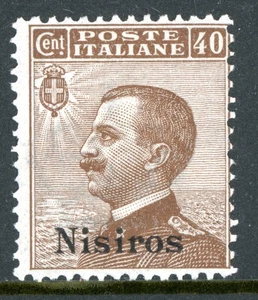 Italy 1912 Nisiros 40¢ Brown Scott #7 Mint L444 - Picture 1 of 6