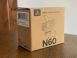 NexiGo N60 1080P Webcam with Microphone, Adjustable FOV, Zoom, Software Control - Picture 1 of 6