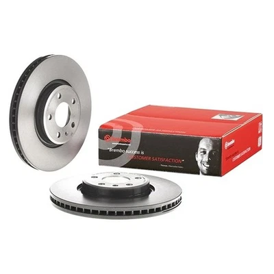 For Audi Q5 09-12 Brembo UV Coated Series Plain Vented Front Brake Rotor - Изображение 1 из 4