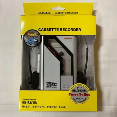Back To The Future 40th Don Quixote Limited Aiwa PCR-F7 Portable Cassette Player - Image 1 of 4
