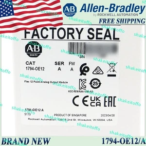 Neu fabrikversiegelt AB 1794-OE12/A Analog Ausgangsmodul 1794OE12 serA kostenloser Versand USA - Bild 1 von 7