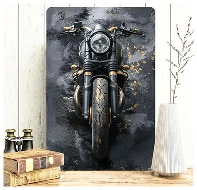 Vintage Motorcycle Wall Art decoration for Home and Office - Image 1 of 4