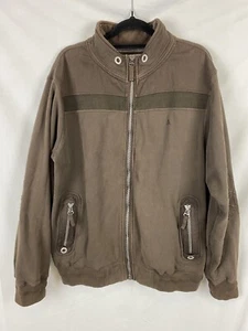 Colorado Jumper Mens XL Brown Winter Sweater Full Zip Pockets Outdoors Adults - Picture 1 of 12