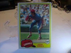Topps Baseball #152 1981 - John Urrea - St. Louis Cardinals 81-284 - Imagen 1 de 2