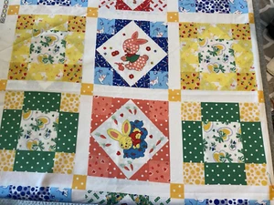 30's quilt collection reproduction cotton fabric panel 6" blocks 3/4 yd - Picture 1 of 5