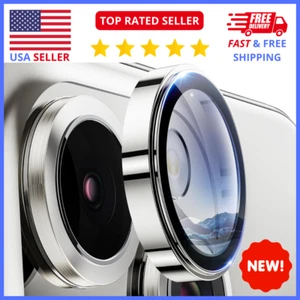 iPhone 15 Pro Max Kamera Linsenschutz Ultra Robust Silber Schild Kratzer Schutz - Bild 1 von 7