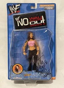 Figura de acción Lita WWE No Way Out Serie 2 2001 sin usar, en caja autografiada por Jakks Pacific - Imagen 1 de 6