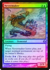Nevermaker FOIL Morningtide HEAVILY PLD Blue Uncommon MAGIC MTG CARD ABUGames