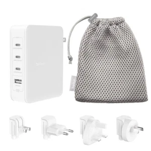 Belkin BoostCharge Pro 140W 4-Port GaN Wall Charger - White(WCH014BTWH-V3), 4 x - Picture 1 of 1