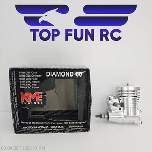 KME Diamond .60 Helicopter Engine & KME Power House Pipe For .60 Engine - Picture 1 of 10