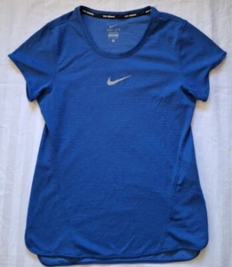 Nike Running T Shirt Womens Size Small Blue Polyester Excellent Condition A177 - Picture 1 of 5