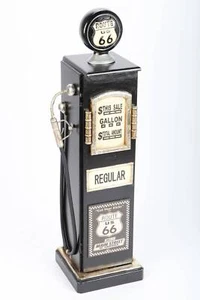 point-home Design Schrank "Zapfsäule" Regal Holz Retro schwarz 89cm - Bild 1 von 7