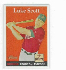 2007 Topps Heritage Luke Scott Card 321/558 #THC36