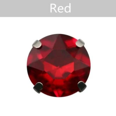 8 mm ~ 18 mm 10 piezas redondo coser en pedrería de cristal garra plana taza cuentas artesanales Foto 1 de 4