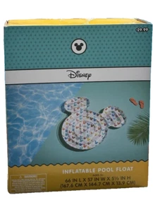 Piscina inflable Disney flotador forma Mickey Mouse grande 66" x 57" - Imagen 1 de 2