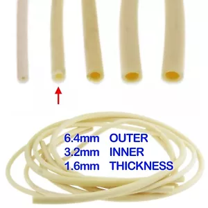 6.4mm TUBING REPLACEMENT SANTOPRENE PERISTALTIC ROTARY PUMP PINCH TUBE TUBING - Picture 1 of 10