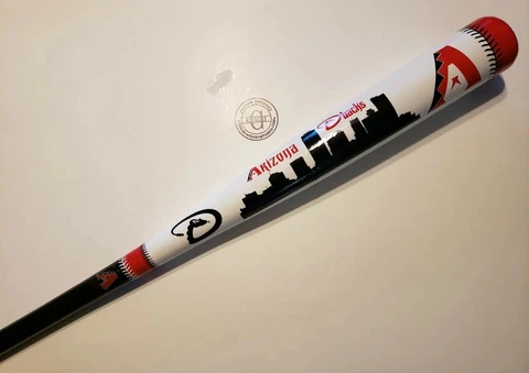 Arizona Diamondbacks Skyline 33"/29oz One Kind Custom Collectible Baseball Bat Cover