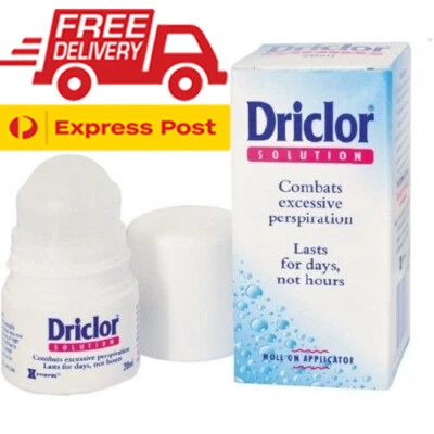 NEW Driclor Deodorant Antiperspirant Roll On 20ml FREE EXPRESS POSTAGE AVAIL - image 1 of 4