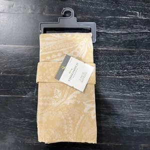 Threshold Set of 4 Cloth Napkins Textured Gold 20x20” New w/Tags Holidays - Picture 1 of 3
