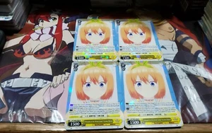 ¡ADELANTE AL CAMPAMENTO ESCOLAR! YOTSUBA NAKANO X 4 R QUINTS BLANCO NEGRO INGLÉS - Imagen 1 de 1